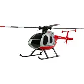 Amewi RC Helikopter MD500 Li-Po batteri 350mAh sølv/rød