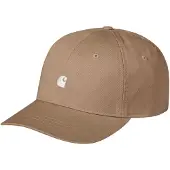 Carhartt WIP - Kasketter - Madison Logo Cap Leather White til Unisex - Brun
