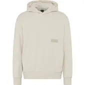 BOSS BOSStil mænd. 50564113 Sweatshirt SW offwhite (M), Hvid, Casual, Bomuld