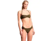 Emporio Armani Emporio Armanitil kvinder. EW003294_AF20247 Bikini seersucker med polstring grøn (XS), Badetøj, Polyester