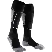 Falke - Skistrømper - SK4 Advanced M Black Mix til UnisexUld - Størrelse 44-45 - Sort