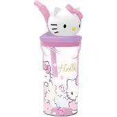 Licens Hello Kitty drikkedunk - Tumbler med sugerør