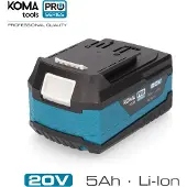 Koma Tools 20v 5a Batteri