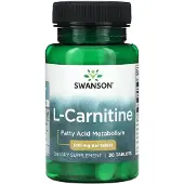 Swanson Health , L-Carnitin, 500 mg, 30 Tabletter