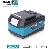 Koma Tools 20v 4a Batteri