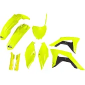 Ufo Honda Crf 250r/450r 2018-2021 Hokit119f-dflu Fork Protectors & Plastikkit