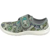 Beck Hjemmesko 'Saurier' indigo / grå / grøn / khaki