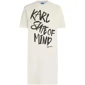 Karl lagerfeld JEANS Kjole sort / offwhite