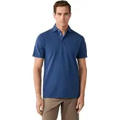 Hackett London Hackett Londontil mænd. HM5600201 Gmd-polo i blå piqué (XL), Casual, Bomuld, Korte ærmer