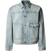 Pepe Jeans Pepe Jeanstil mænd. PM4027278 Milo jakke blå (L), Casual, Bomuld, Denim