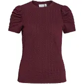 Vila Bluse 'VIANINE' purpur
