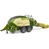 BRUDER Krone Big Pack 1290HDP VC with 2 block hay bales toy