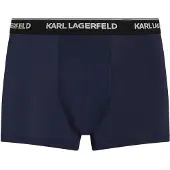 Karl Lagerfeld Boksershorts mørkeblå / sort / hvid