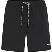 Karl Lagerfeld Badeshorts sort / hvid