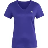 Adidas Funktionsbluse 'Essentials' violetblå / hvid