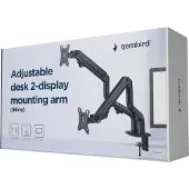 Gembird Monitor Arm - Adjustable Tilting arm 2-display 17"-32"