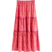 Next Nederdel mørkeorange / mørk pink