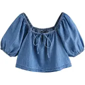 Next Bluse blue denim