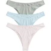 The Set Bikinitrusse lyseblå / pastelgrøn / lyserød