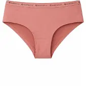 LEAFLETIC Slip 'Mid Rise Brief' gammelrosa