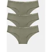 LEAFLETIC Panty 'Mid Rise Hipsters/Brief' grøn