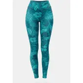 LEAFLETIC Leggings 'Women`s Long Length Legging' turkis / petroleum