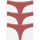LEAFLETIC Panty 'Mid Rise Brazilian' lyserød