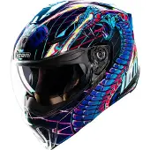 I.C.O.N. Threshold Synthwave Lazer Cobra Modulær Hjelm
