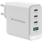 Conceptronic Quick Charge 3.0 Pd Pps Usb-c Vægoplader