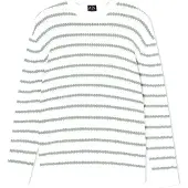 Armani Exchange A|X Armani Exchangetil mænd. XM002172AF18754F0193 Råhvid og grøn sweater med rund hals (S), Casual, Bomuld
