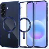 Tech-Protect Samsung Galaxy A57 MagFlex Cover - MagSafe-kompatibelt - klar / Navy Blå