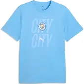 Puma Manchester City Fc Culture T-shirt Med Korte ærmer