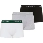 Lacoste Boksershorts grå-meleret / petroleum / sort / hvid