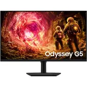 Samsung Odyssey G5 S32FG506EU - G50F Series - LED-skærm - gaming - 32 - 2560 x 1440 QHD @ 180 Hz - Fast IPS - 300 cd/m² - 1000:1 - HDR10 - 1 ms - HDMI, DisplayPort - sort