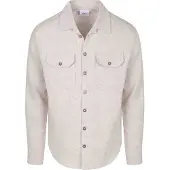 R2 Overshirt Hør Bould Beige åle