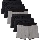 Calida Boksershorts 'Natural Benefit' grå / sort