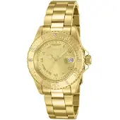 Invicta Herreur 12820 Pro Diver Guld/Gul guldtonet stål Ø40 mm
