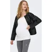 ONLY Maternity Overdel sort / hvid
