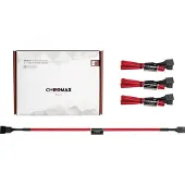 Noctua NA-SEC1 chromax.red - Forlængerkabel til blæserstrøm - 4 pin PWM (hun) til 4 pin PWM (han) - 30 cm - rød