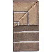 Zone Denmark Sauna håndklæde Taupe-camel-sky blue, 50x100 cm