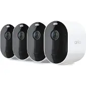 Arlo Pro 6 - 2025 Edition - netværksovervågningskamera - udendørs, indendørs - vejrbestandig - farve (Dag/nat) - audio - trådløs - WiFi (pakke med 4)