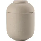 Zone Denmark Sensu krukke med låg Ø6,5x9 cm Taupe