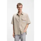 Hugo Blue Ebaffino 10268599 Blue T-shirt Med Korte ærmer