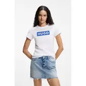 HUGO Classic 10258021 Blue T-shirt Med Korte ærmer