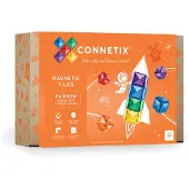 Connetix Magnetsæt - 42 Dele - Rainbow Square - - OneSize - Magnetlegetøj