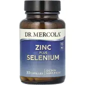 Dr. Mercola , Zinc Plus Selenium, 30 kapsler