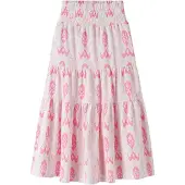 Name It Kids Nederdel 'NKFJAMSA' pink / lyserød / hvid