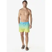 KOROSHI Badeshorts aqua / gul