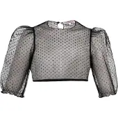 Marjo Dirdnl-bluse 'Dammbach' sort