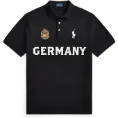 Ralph Lauren Polo Ralph Laurentil mænd. 710B20862001 Polo fra Tyskland Classic Fit marine (XL), Sort, Casual, Bomuld, Korte ærmer